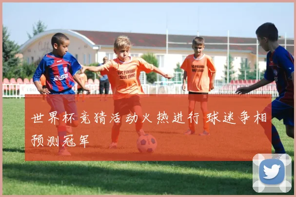 世界杯竞猜活动火热进行 球迷争相预测冠军
